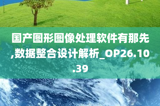 国产图形图像处理软件有那先,数据整合设计解析_OP26.10.39