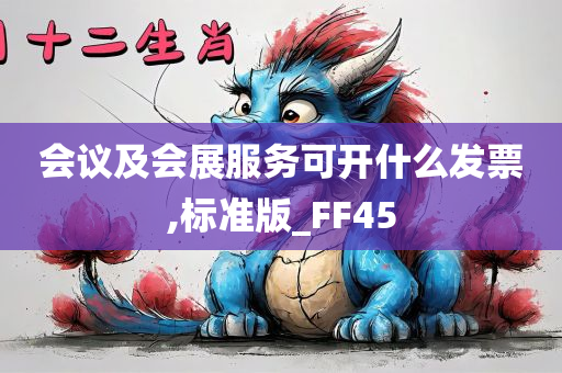 会议及会展服务可开什么发票,标准版_FF45