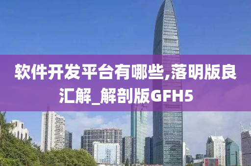 软件开发平台有哪些,落明版良汇解_解剖版GFH5