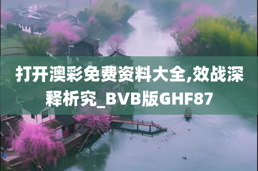 打开澳彩免费资料大全,效战深释析究_BVB版GHF87