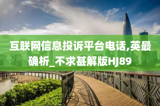 互联网信息投诉平台电话,英最确析_不求甚解版HJ89