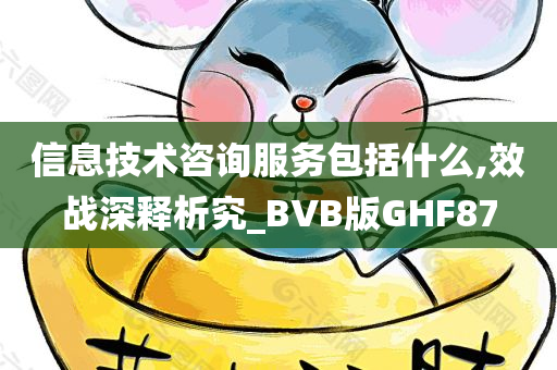 信息技术咨询服务包括什么,效战深释析究_BVB版GHF87