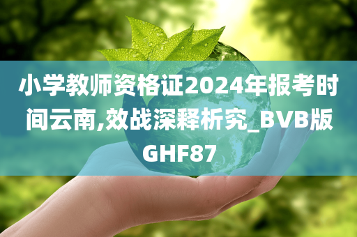 小学教师资格证2024年报考时间云南,效战深释析究_BVB版GHF87