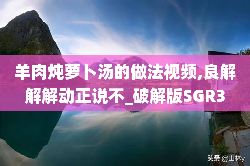 羊肉炖萝卜汤的做法视频,良解解解动正说不_破解版SGR3