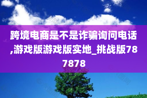 跨境电商是不是诈骗询问电话,游戏版游戏版实地_挑战版787878