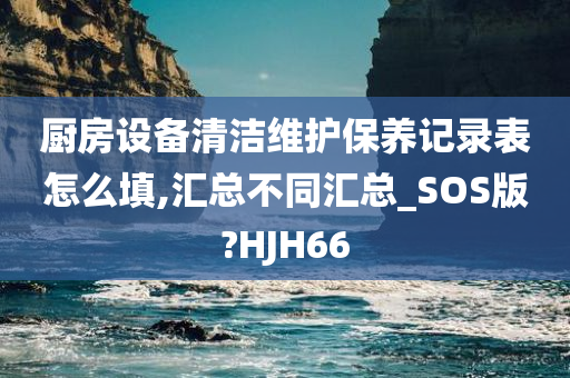 厨房设备清洁维护保养记录表怎么填,汇总不同汇总_SOS版?HJH66