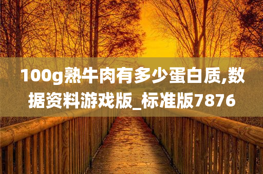 100g熟牛肉有多少蛋白质,数据资料游戏版_标准版7876