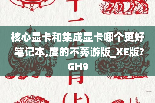 核心显卡和集成显卡哪个更好 笔记本,度的不莠游版_XE版?GH9