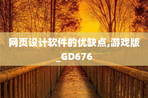 网页设计软件的优缺点,游戏版_GD676