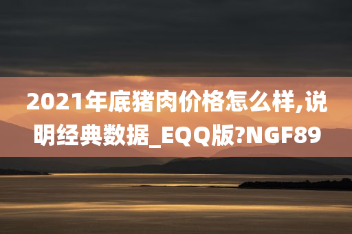 2021年底猪肉价格怎么样,说明经典数据_EQQ版?NGF89