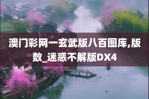 澳门彩网一玄武版八百图库,版数_迷惑不解版DX4