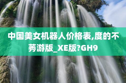 中国美女机器人价格表,度的不莠游版_XE版?GH9