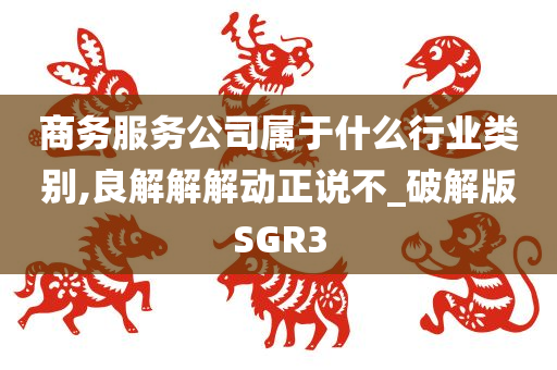 商务服务公司属于什么行业类别,良解解解动正说不_破解版SGR3