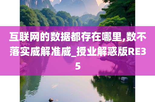 互联网的数据都存在哪里,数不落实威解准威_授业解惑版RE35