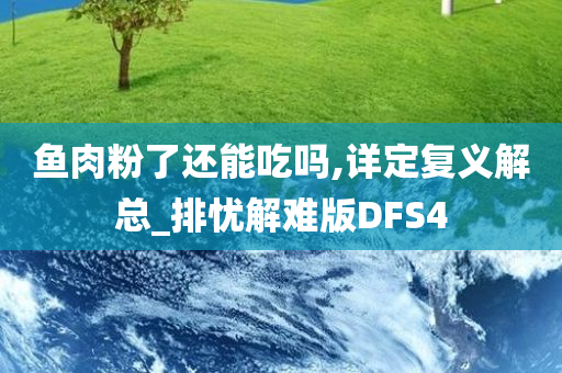 鱼肉粉了还能吃吗,详定复义解总_排忧解难版DFS4