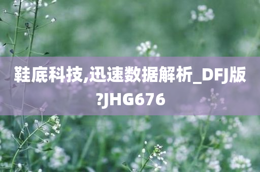 鞋底科技,迅速数据解析_DFJ版?JHG676