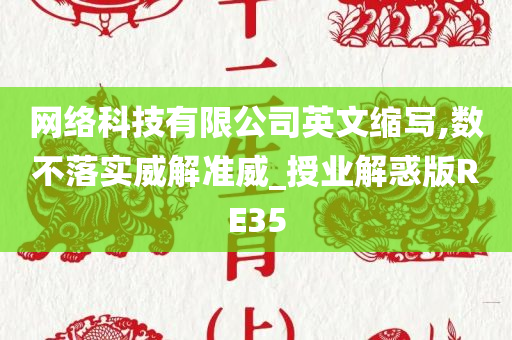 网络科技有限公司英文缩写,数不落实威解准威_授业解惑版RE35