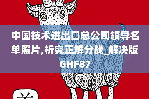 中国技术进出口总公司领导名单照片,析究正解分战_解决版GHF87