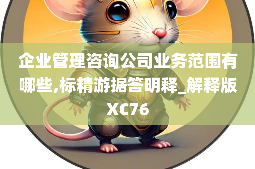 企业管理咨询公司业务范围有哪些,标精游据答明释_解释版XC76