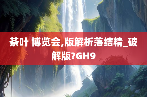 茶叶 博览会,版解析落结精_破解版?GH9