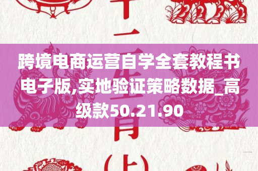 跨境电商运营自学全套教程书电子版,实地验证策略数据_高级款50.21.90