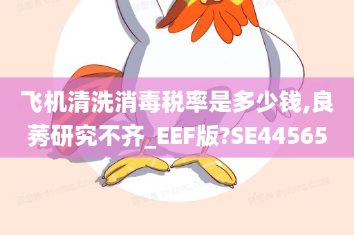 飞机清洗消毒税率是多少钱,良莠研究不齐_EEF版?SE44565