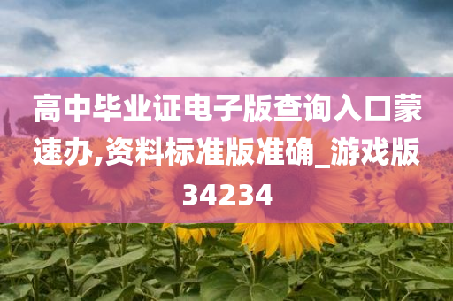 高中毕业证电子版查询入口蒙速办,资料标准版准确_游戏版34234