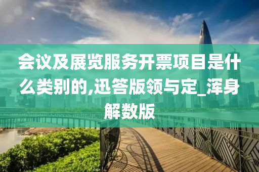 会议及展览服务开票项目是什么类别的,迅答版领与定_浑身解数版