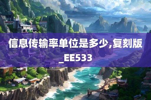 信息传输率单位是多少,复刻版_EE533