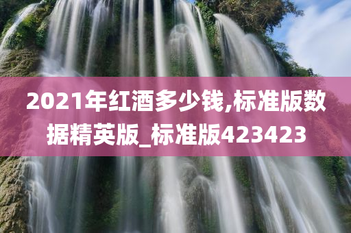 2021年红酒多少钱,标准版数据精英版_标准版423423