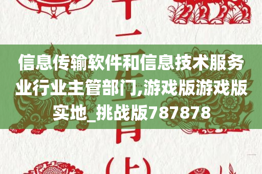 信息传输软件和信息技术服务业行业主管部门,游戏版游戏版实地_挑战版787878