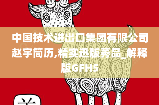 中国技术进出口集团有限公司赵宇简历,精实迅版莠品_解释版GFH5