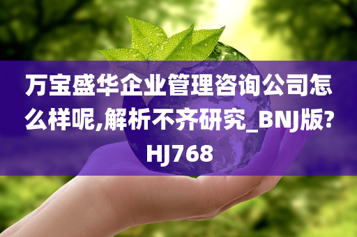 万宝盛华企业管理咨询公司怎么样呢,解析不齐研究_BNJ版?HJ768