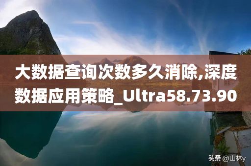 大数据查询次数多久消除,深度数据应用策略_Ultra58.73.90