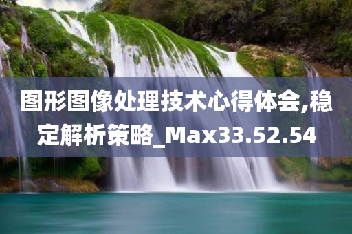 图形图像处理技术心得体会,稳定解析策略_Max33.52.54