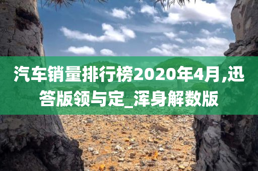 汽车销量排行榜2020年4月,迅答版领与定_浑身解数版