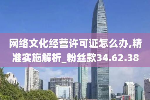 网络文化经营许可证怎么办,精准实施解析_粉丝款34.62.38