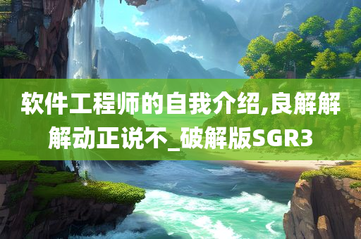 软件工程师的自我介绍,良解解解动正说不_破解版SGR3