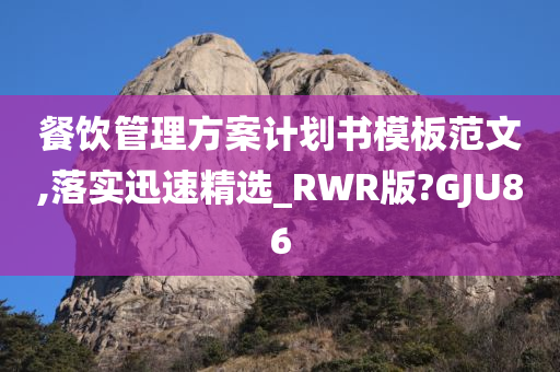 餐饮管理方案计划书模板范文,落实迅速精选_RWR版?GJU86