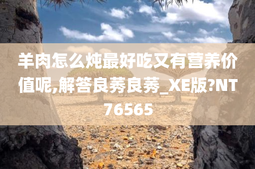 羊肉怎么炖最好吃又有营养价值呢,解答良莠良莠_XE版?NT76565