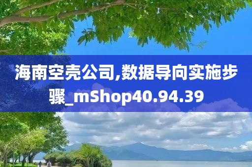 海南空壳公司,数据导向实施步骤_mShop40.94.39