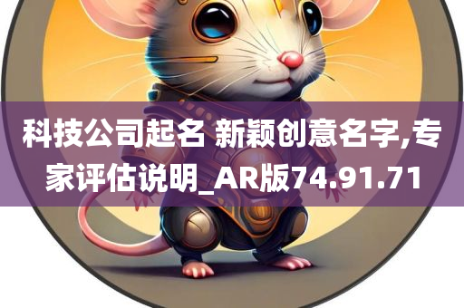 科技公司起名 新颖创意名字,专家评估说明_AR版74.91.71