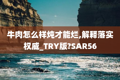 牛肉怎么样炖才能烂,解释落实权威_TRY版?SAR56