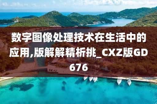 数字图像处理技术在生活中的应用,版解解精析挑_CXZ版GD676