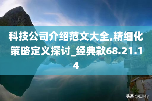 科技公司介绍范文大全,精细化策略定义探讨_经典款68.21.14