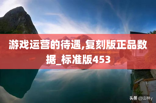 游戏运营的待遇,复刻版正品数据_标准版453