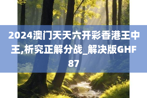 2024澳门天天六开彩香港王中王,析究正解分战_解决版GHF87