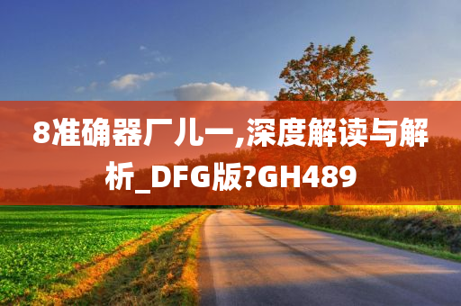 8准确器厂儿一,深度解读与解析_DFG版?GH489