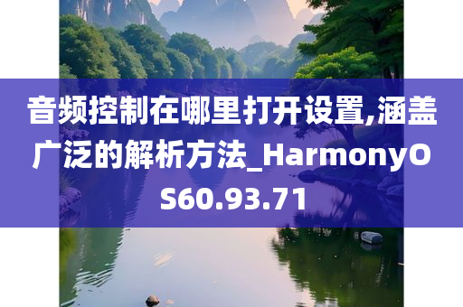 音频控制在哪里打开设置,涵盖广泛的解析方法_HarmonyOS60.93.71