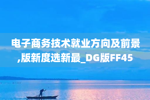 电子商务技术就业方向及前景,版新度选新最_DG版FF45